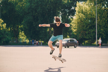man on a skateboard
