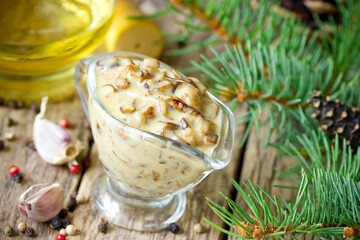 Mushroom cream sauce
