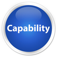 Capability premium blue round button