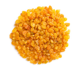 Sweet yellow raisins.