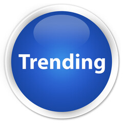 Trending premium blue round button