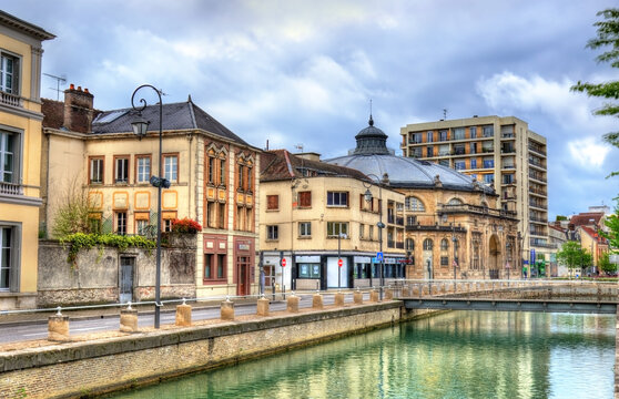 Canal du Trevois in Troyes, France
