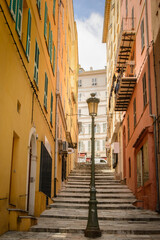 Fototapeta na wymiar Straat in Bastia (Corse)
