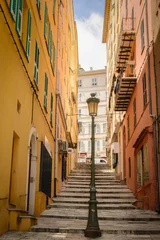 Fotobehang Straat in Bastia (Corse) © fotoroodpad