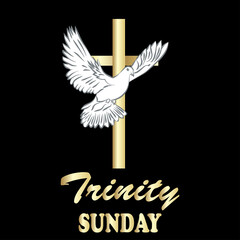 Trinity sunday. Christian church concept.
