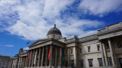 Photo of iconic Trafalgar square, London, United Kingdom