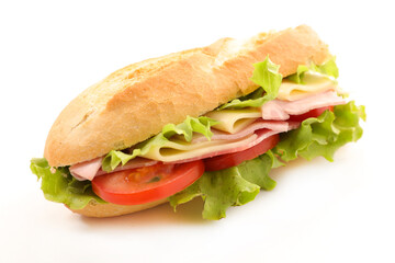 sandwich isolated on white background