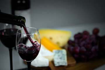 Pouring Red Wine 