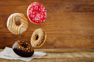 Flying donuts