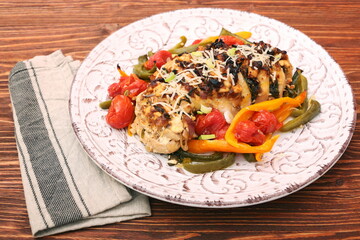 chicken breast stuffed feta cheese and herbs