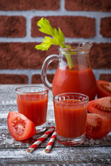 Fresh tomato juice