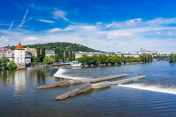 Obraz premium River Vltava Prague Czech Republic