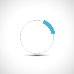 Progress indicator bar upload download preloader web vector illustration