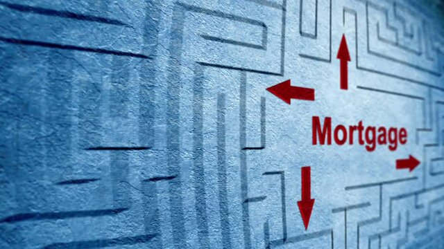 Mortgage maze concept