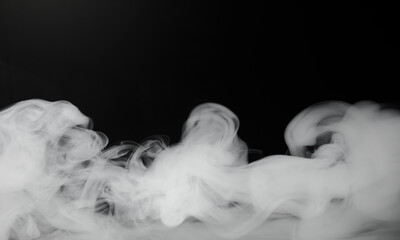 smoke background and dense fog