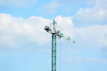Obraz premium Construction tower crane