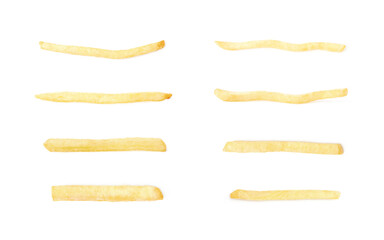 Single potato french fry chip