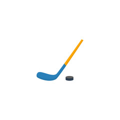 Fototapeta na wymiar Flat Hockey Stick Element. Vector Illustration Of Flat Puck Isolated On Clean Background. Can Be Used As Hockey, Stick And Puck Symbols.