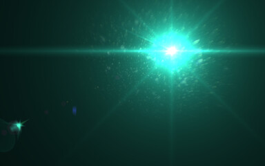 Abstract galactic space scape background with distant stars..