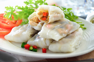 salad noodle roll Healthy food