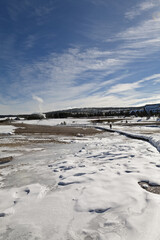 Winter, Upper Geyser Basin, Yellowstone NP
