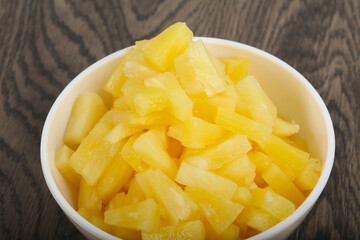 Canned pineapple