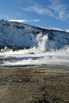Black Sand Basin, Winter, Yellowstone NP