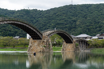 Japanese old Kintai Bridge