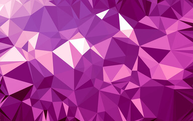 Fototapeta premium Abstract low poly background, geometry triangle