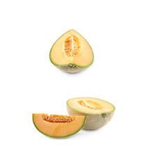 Sliced cantaloupe melon composition