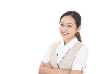 笑顔のビジネスウーマン