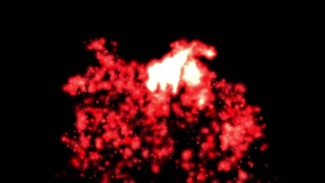 4k a group of missiles launched,nature spectacular volcano eruption,war scene,doomsday,dazzling hellfire.