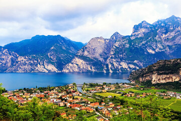 Fototapeta na wymiar Riva Del Garda - Northern Italy