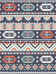 Seamless Ethnic pattern textures. Navajo geometric print. Rustic decorative ornament. Abstract geometric pattern. Native American pattern. Ornament for the design of clothing