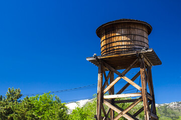 Old Wooden Water Tank