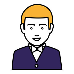 businessman worker isolated icon vector illustration design