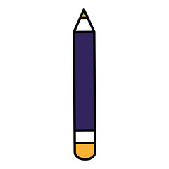 pencil school device icon vector illustration design
