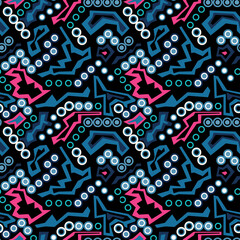bright abstract background graffiti seamless pattern