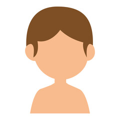 little boy avatar character vector illustration design