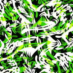 Graffiti on a black background vector illustration