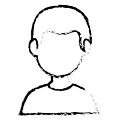 little boy avatar character vector illustration design