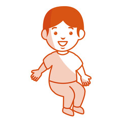 little boy avatar character vector illustration design