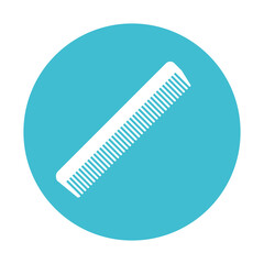 Hairdressing brush accesory icon vector illustration graphic design