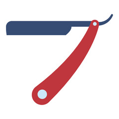 Barber razor isolated icon vector illustration graphic design
