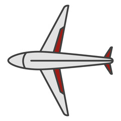 airplane flying isolated icon vector illustration design