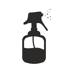 Hairdressing dispenser bottle icon vector illustration graphic design