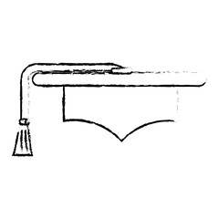 hat graduation isolated icon vector illustration design