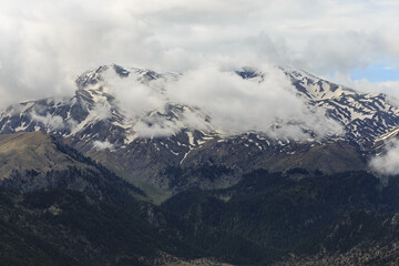 Snow peak in Taurus mountains
