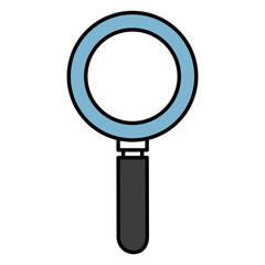 search magnifying glass icon vector illustration design