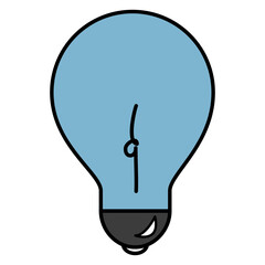 bulb light isolated icon vector illustration design